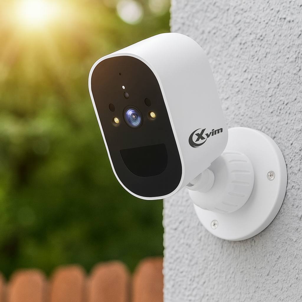 XVIM 4MP Solar Security Camera – Wireless WiFi, Battery Powered, HD Outdoor Home Surveillance