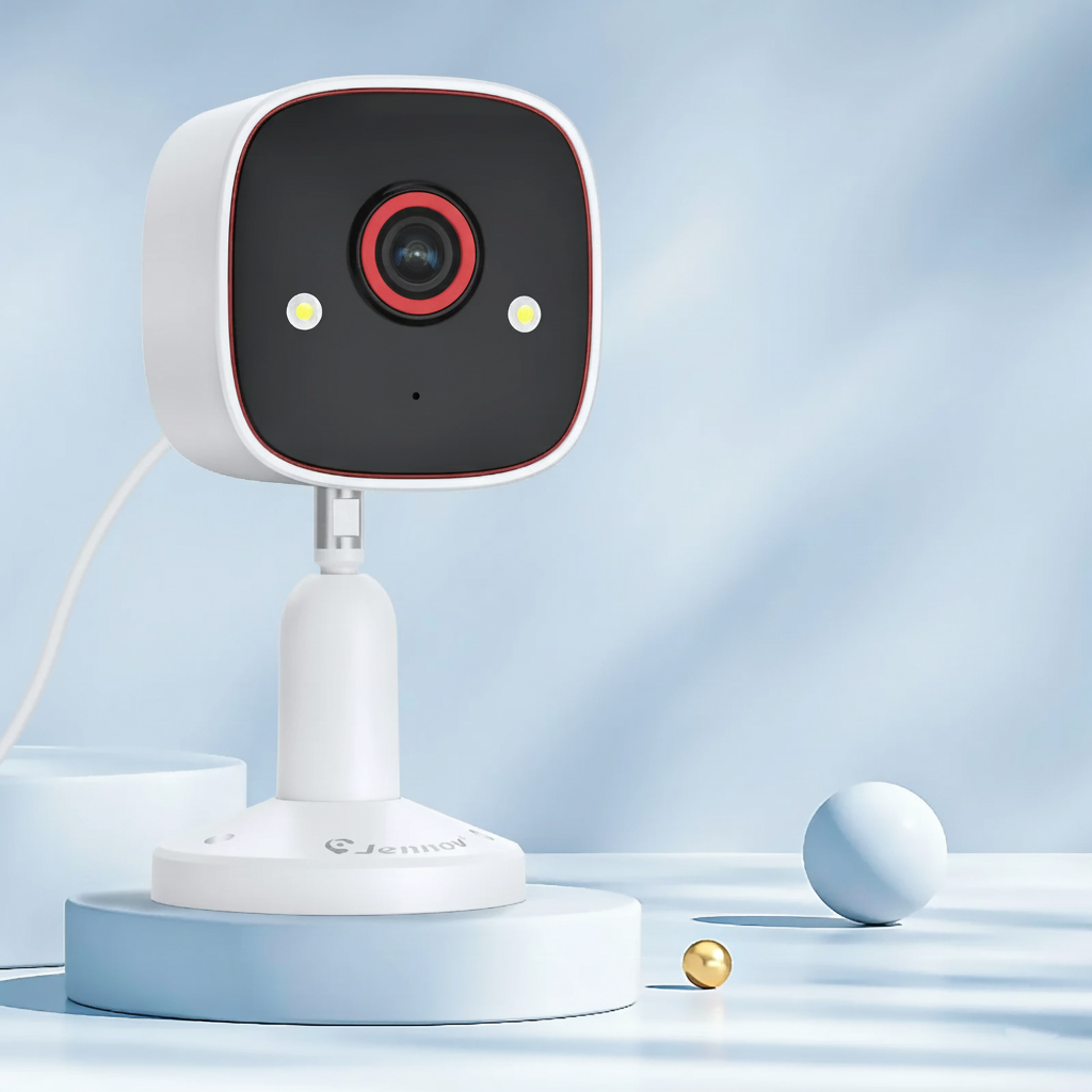 Jennov 2K HD Wireless Security Camera - Indoor/Outdoor with Color Night Vision, IP66 Waterproof, Ideal for Pets & Baby Monitoring