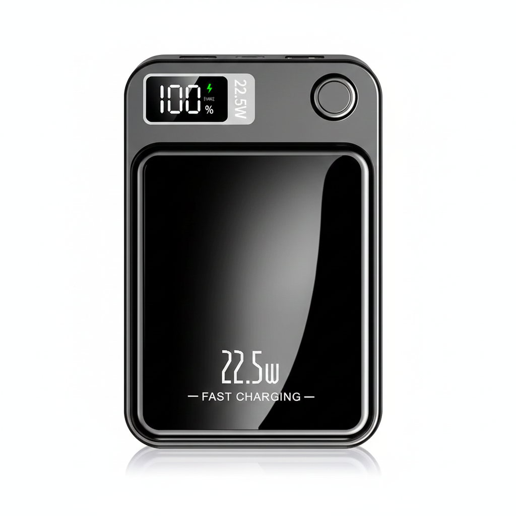 10,000mAh Magnetic Wireless Power Bank - 22.5W Fast Charging for iPhone 15/14/13/12 Series & AirPods