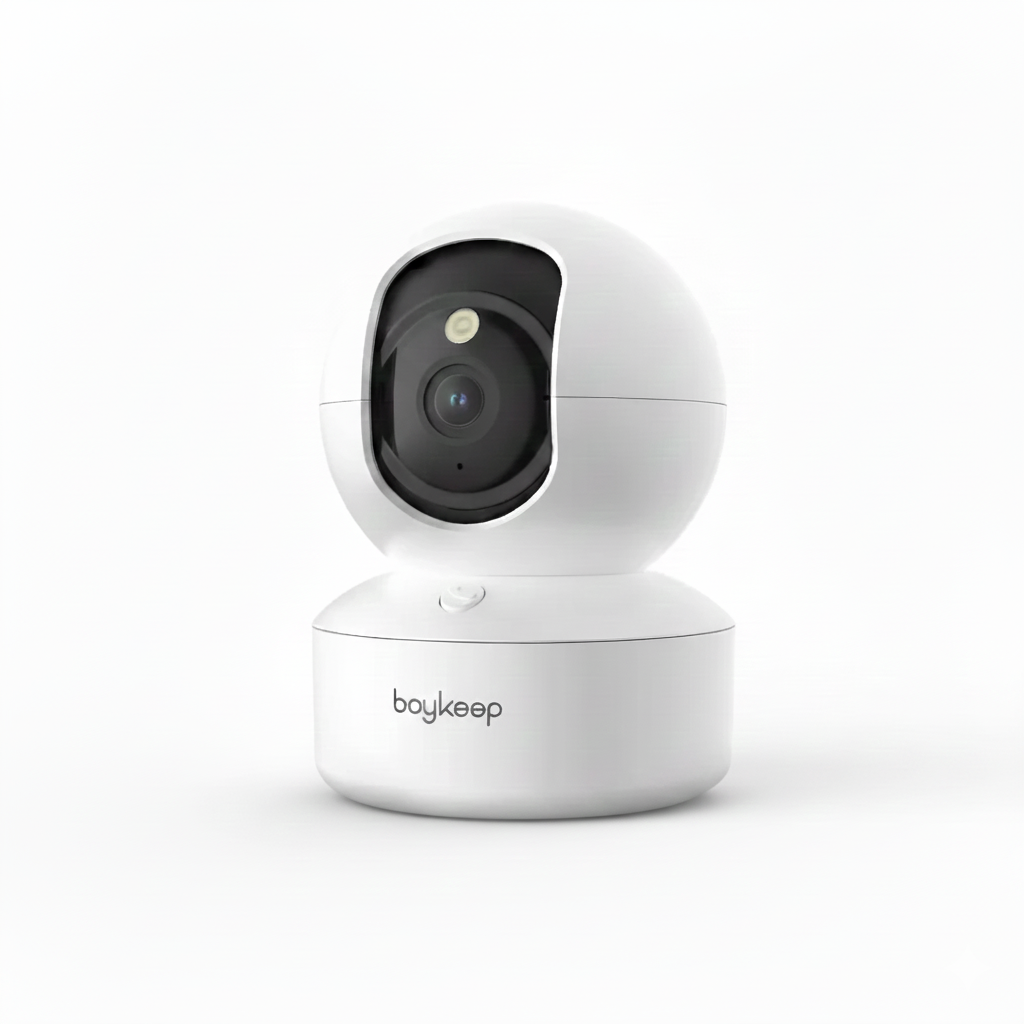 BoyKeep 2K Smart WiFi Security Camera - 360° Indoor Baby Monitor with Night Vision, 2-Way Audio, and Dual Band 5G/2.4GHz Connectivity - K30 Model