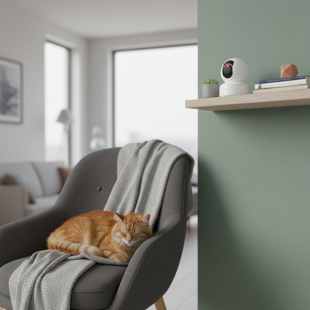 BoyKeep 2K Smart WiFi Security Camera - 360° Indoor Baby Monitor with Night Vision, 2-Way Audio, and Dual Band 5G/2.4GHz Connectivity - K30 Model