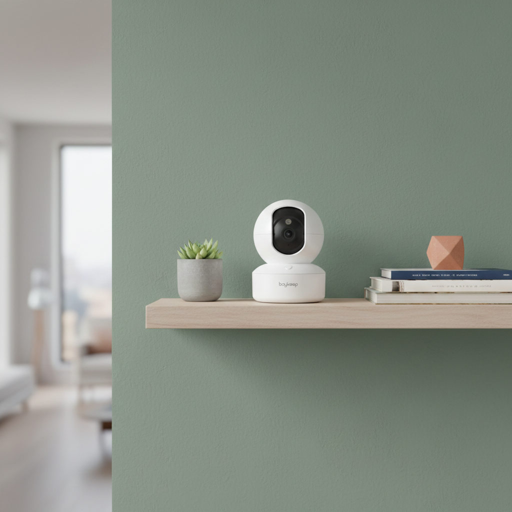 BoyKeep 2K Smart WiFi Security Camera - 360° Indoor Baby Monitor with Night Vision, 2-Way Audio, and Dual Band 5G/2.4GHz Connectivity - K30 Model