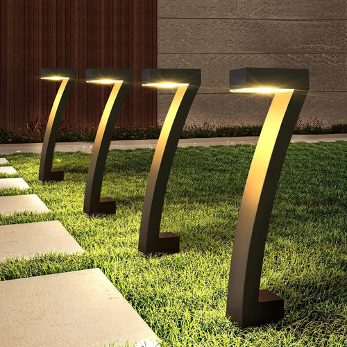 6-Pack Solar Pathway Lights - 12-Hour Bright Outdoor Garden Lighting with Auto On/Off for Walkways and Yards