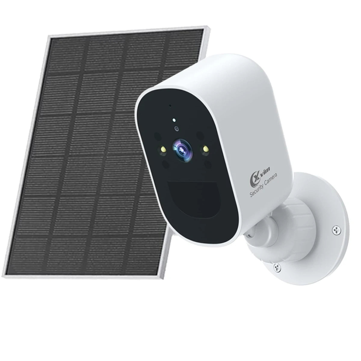 XVIM 4MP Solar Security Camera – Wireless WiFi, Battery Powered, HD Outdoor Home Surveillance