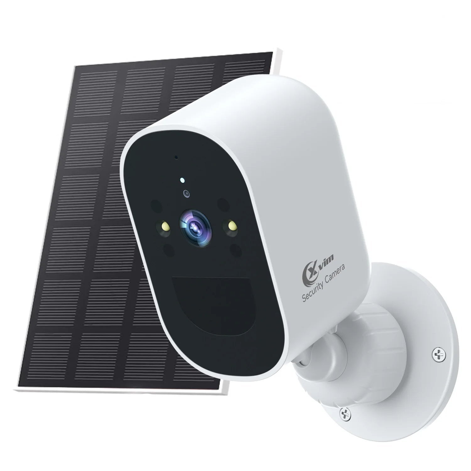 XVIM 4MP Solar Security Camera – Wireless WiFi, Battery Powered, HD Outdoor Home Surveillance