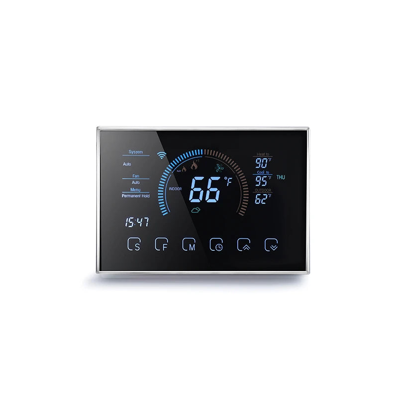 Smart WiFi Programmable Thermostat for Floor Heating - Touchscreen Indoor Temperature Controller by Beca Matter