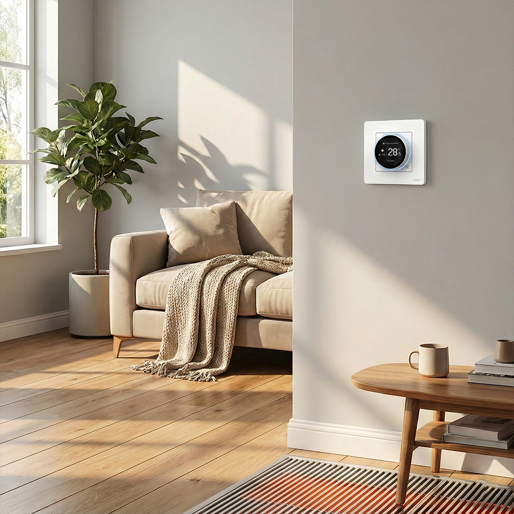 Smart Home Thermostat for Electric Floor Heating & Water/Gas Boilers – Energy-Efficient Heating Control