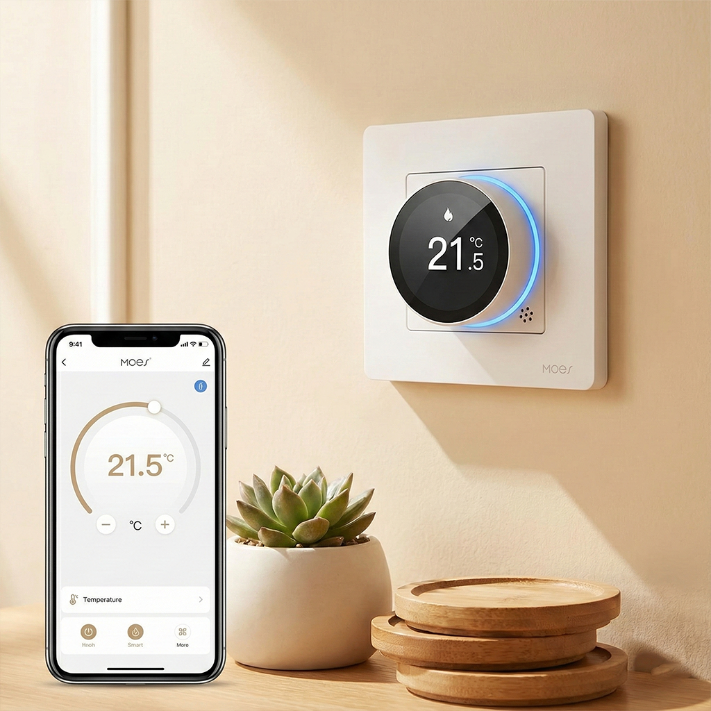 Smart Home Thermostat for Electric Floor Heating & Water/Gas Boilers – Energy-Efficient Heating Control