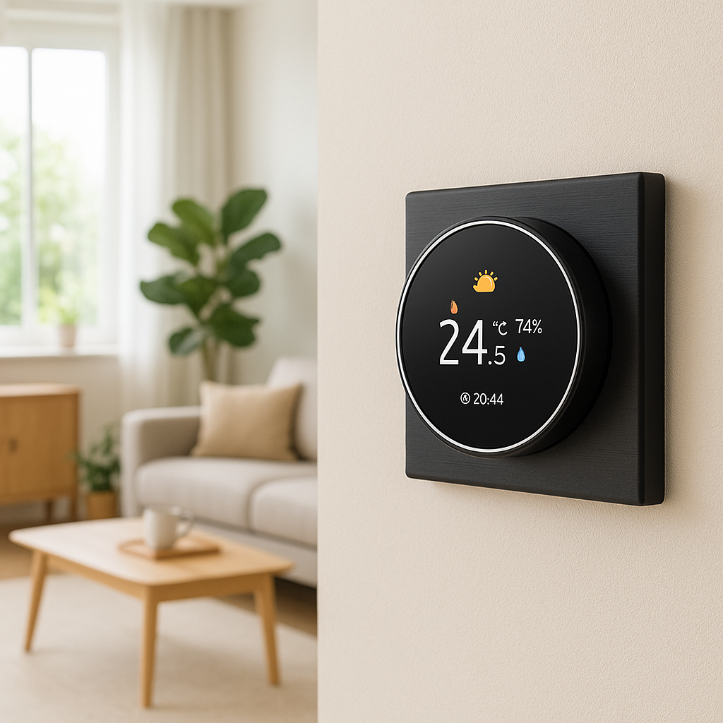 Smart WiFi Thermostat with Weekly Scheduling, Mobile App & Voice Control - Compatible with Alexa