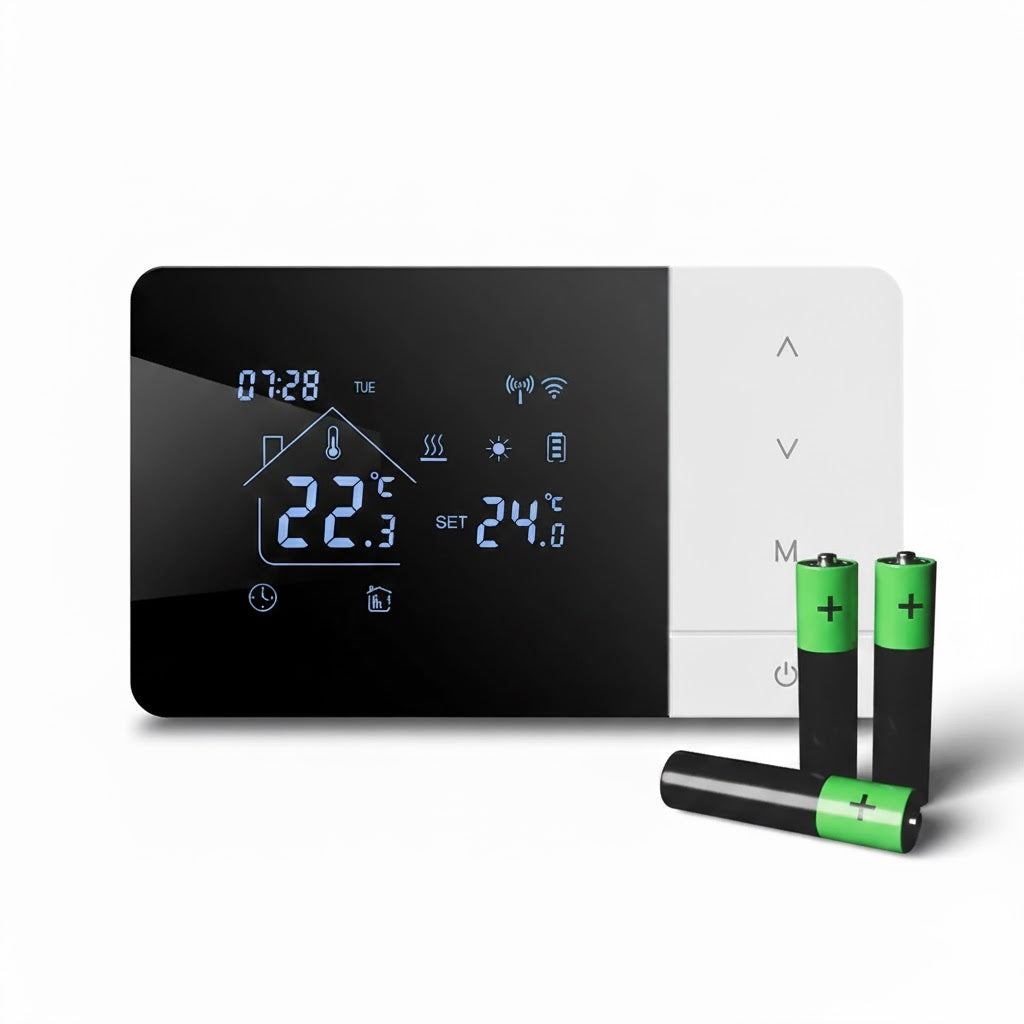 Battery-Powered Smart Thermostat for Boilers (Tuya/Alexa)