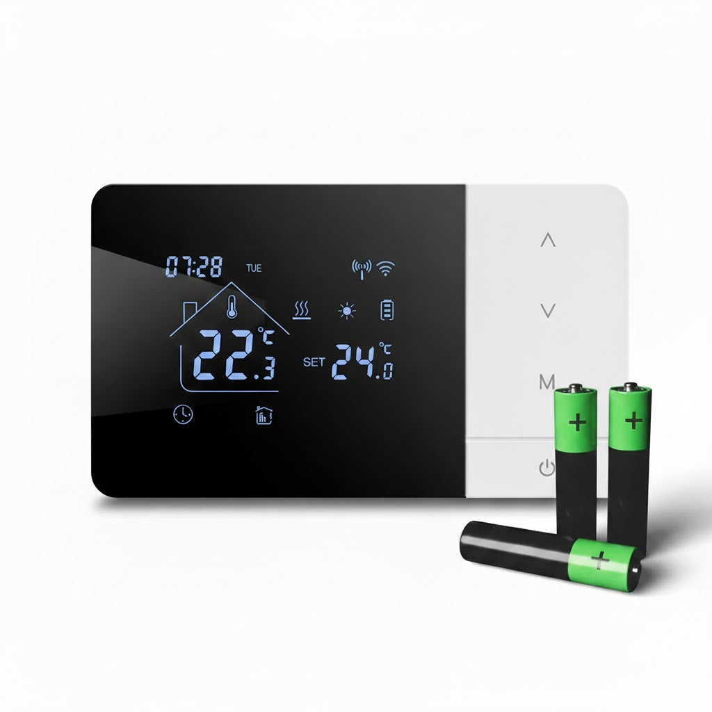 Battery-Powered Smart Thermostat for Boilers (Tuya/Alexa)